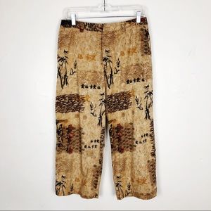 CLOSET CLOSING Chico’s Vintage Asian Design Capri